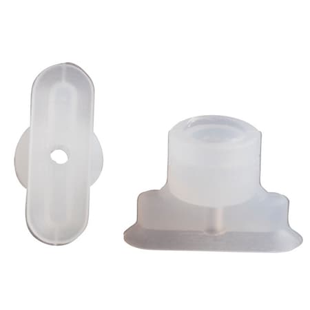 Fipa Oval vacuum cup 18x6 mm, Silicone transparent 132.18x6.012.2
